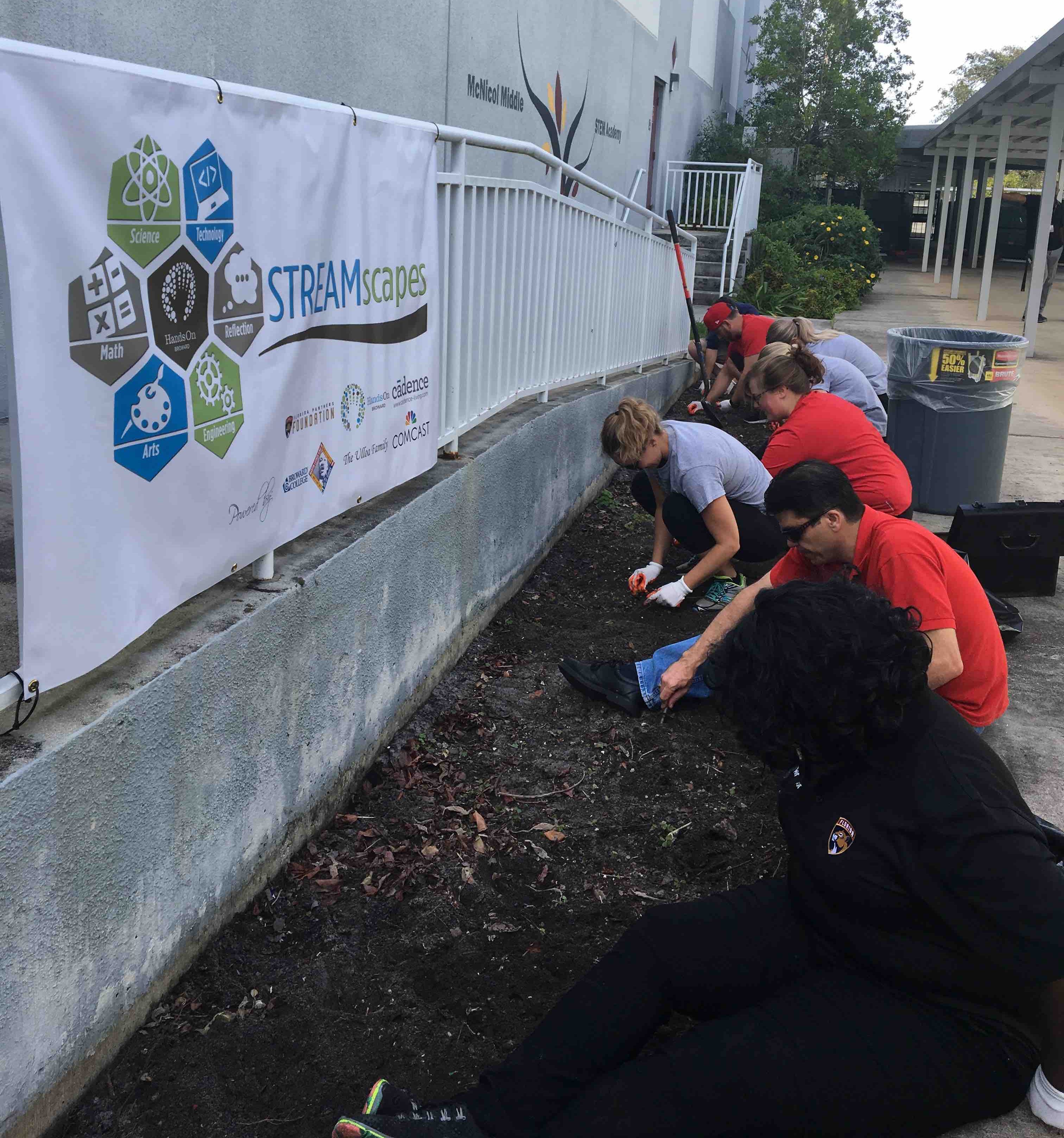 Streamscapes And The Florida Panthers Foundation Day Of Service At